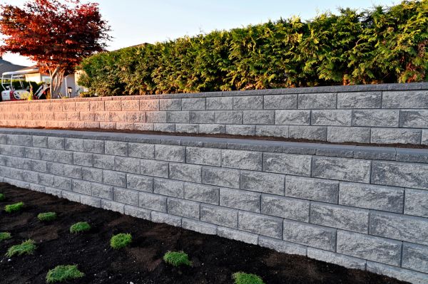 Concrete Retaining Wall Installation in Lexington
