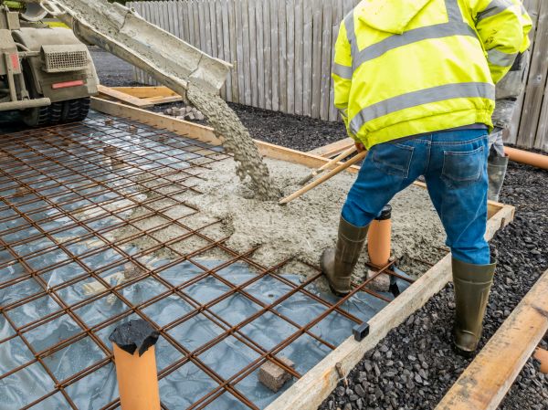 Basement Slab Pouring in Lexington