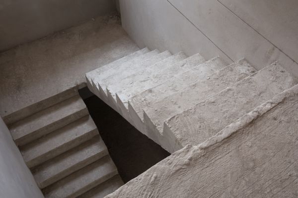 Cement Staircase Construction in Lexington