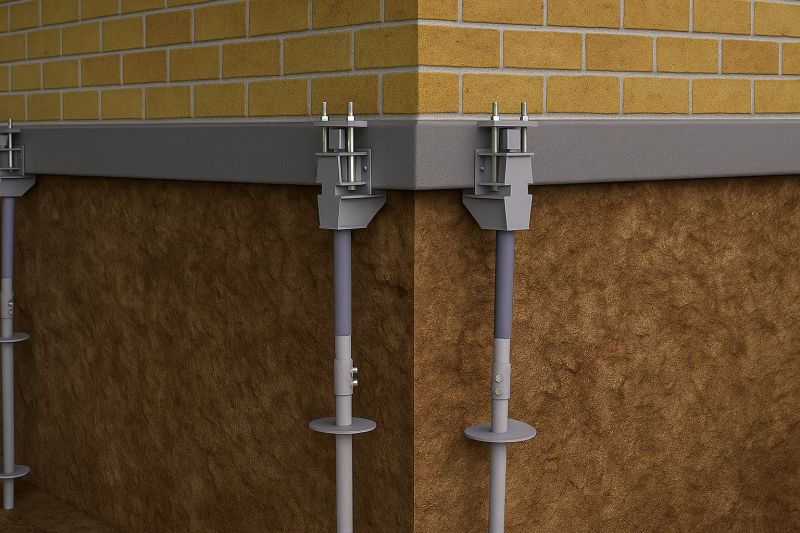 Foundation Piers Installation